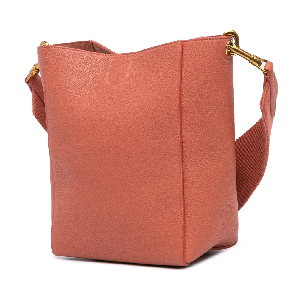 Celine Small Leather Seau Sangle - 2