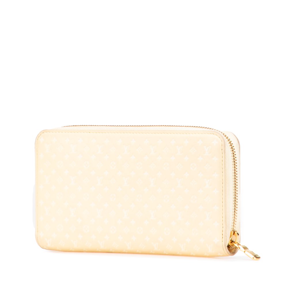 Louis Vuitton Embossed Calfskin Nanogram Zippy Wallet - 2