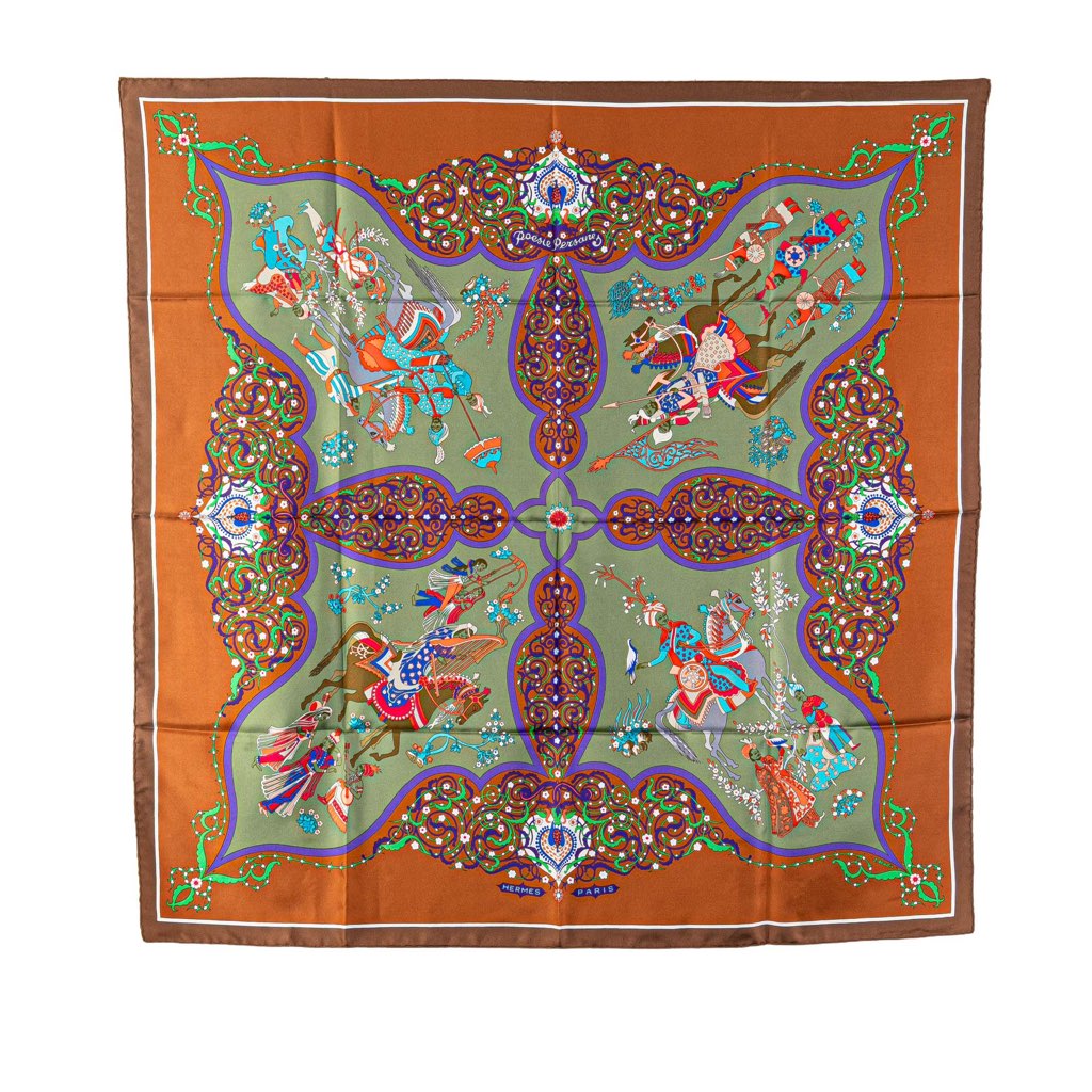 Hermès Poesie Persane Silk Scarf