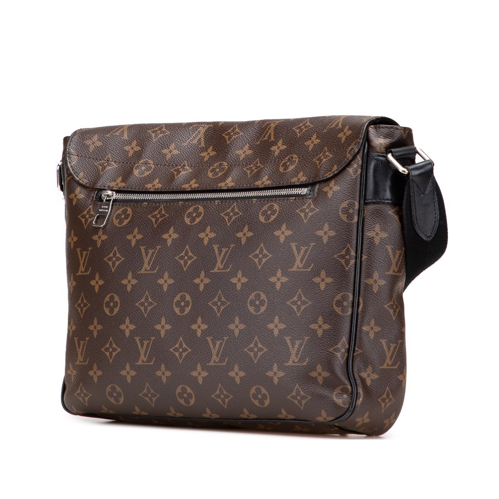 Louis Vuitton Monogram Macassar Christopher Messenger - Back view