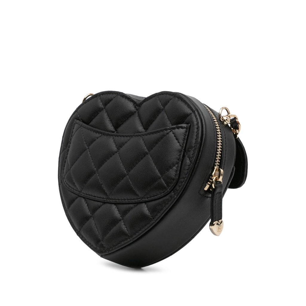Chanel Mini Lambskin CC in Love Heart Crossbody - 2