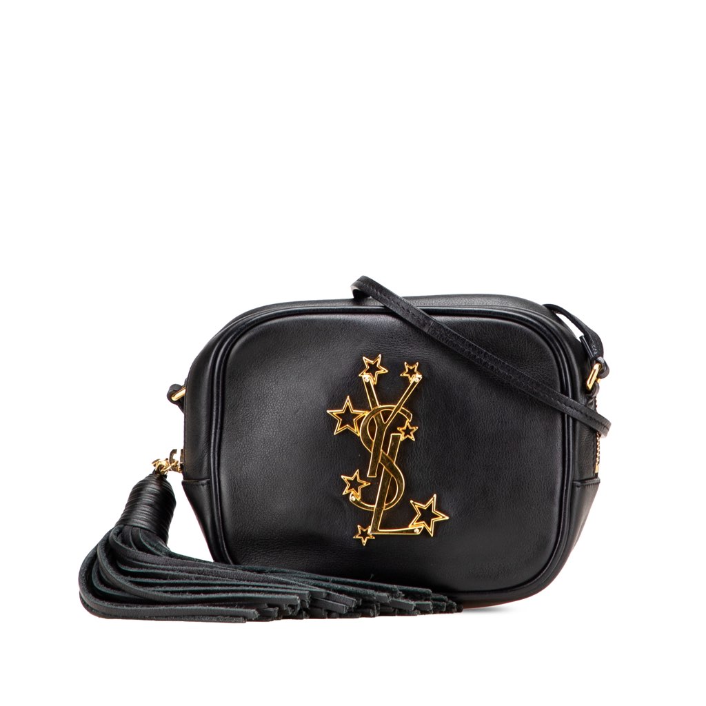 Saint Laurent Nappa Monogram Star Blogger Bag