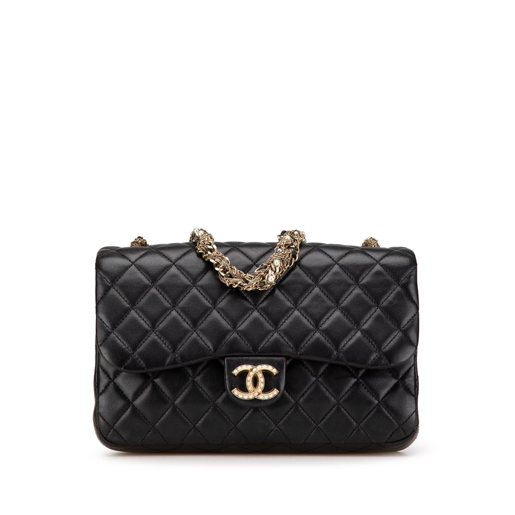 Chanel Medium Quilted Lambskin Westminster Pearl Flap