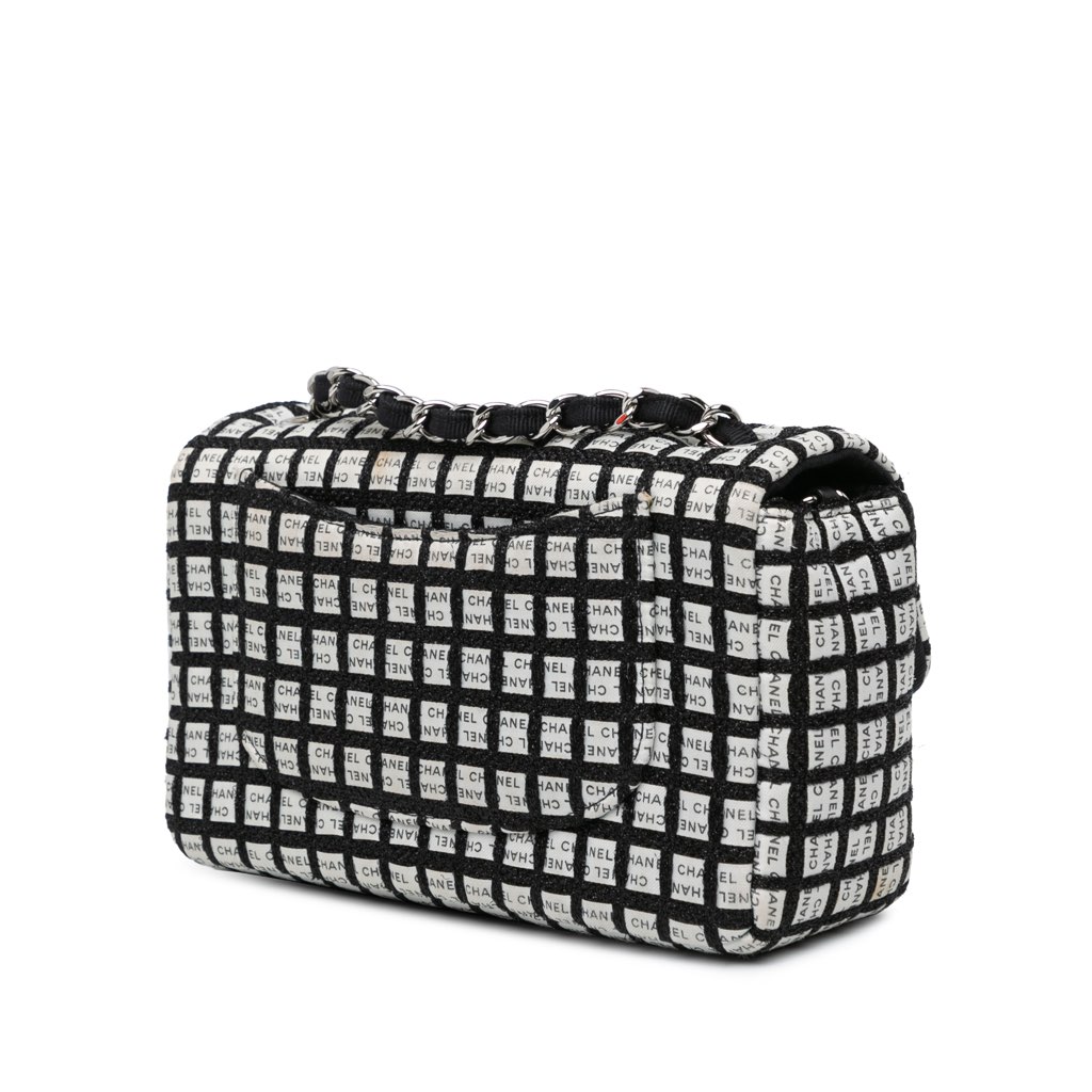 Chanel Mini Rectangular Classic Ribbon Tweed Double Flap - 2