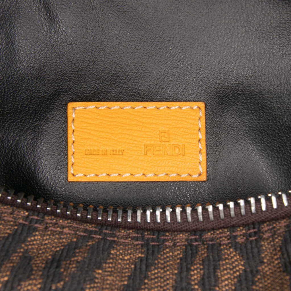 Fendi Zebra Print Canvas Handbag - 5