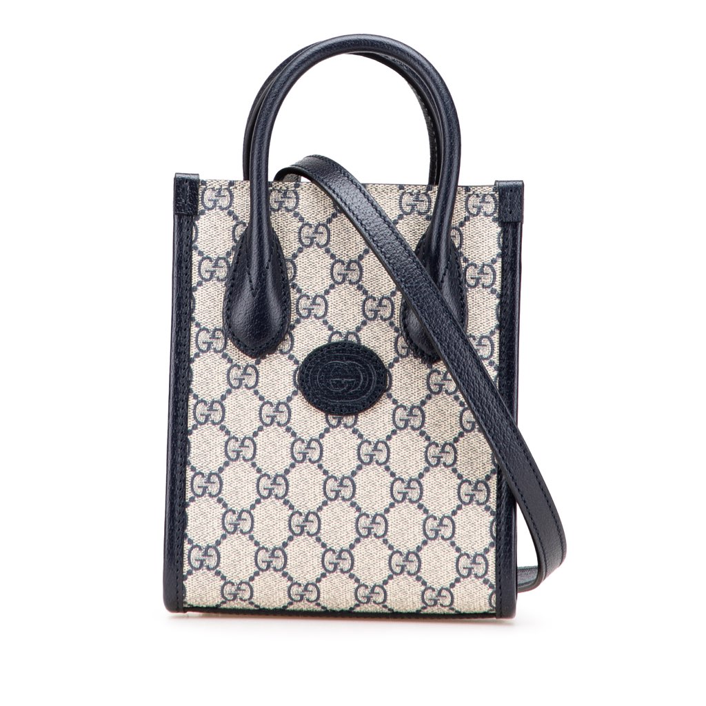Gucci Mini GG Supreme Interlocking G Satchel