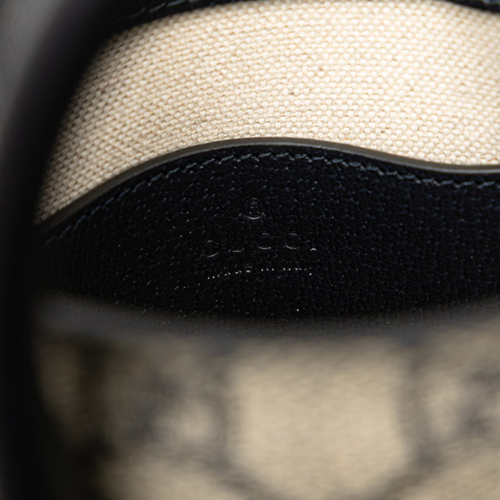 Gucci Mini GG Supreme Interlocking G Satchel - Side view