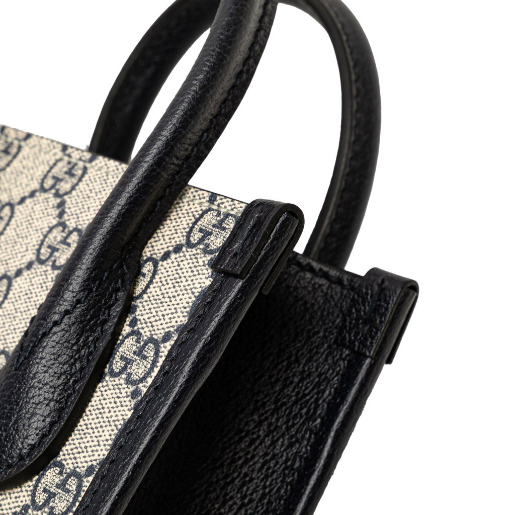 Gucci Mini GG Supreme Interlocking G Satchel - Image 10