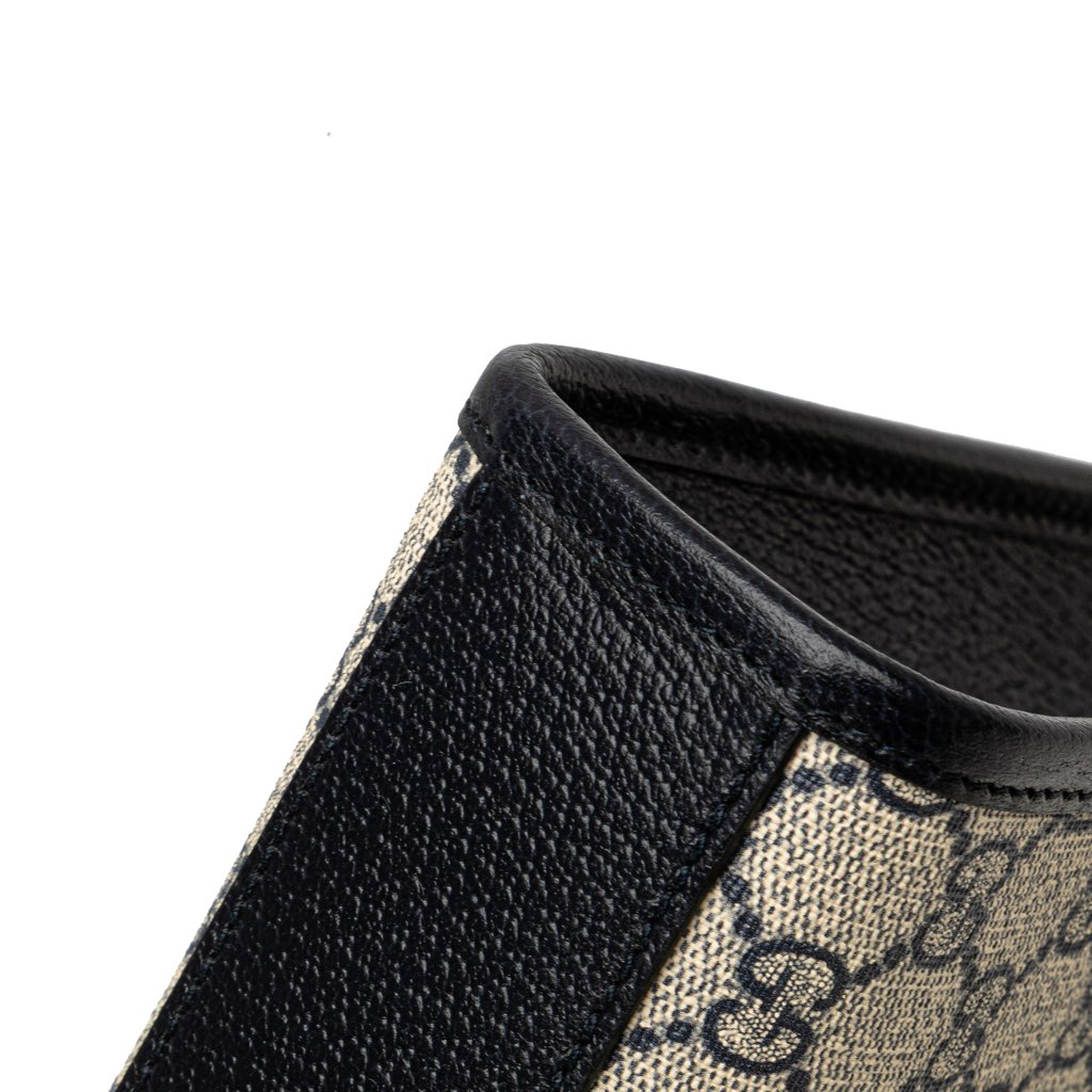 Gucci Mini GG Supreme Interlocking G Satchel - Image 11