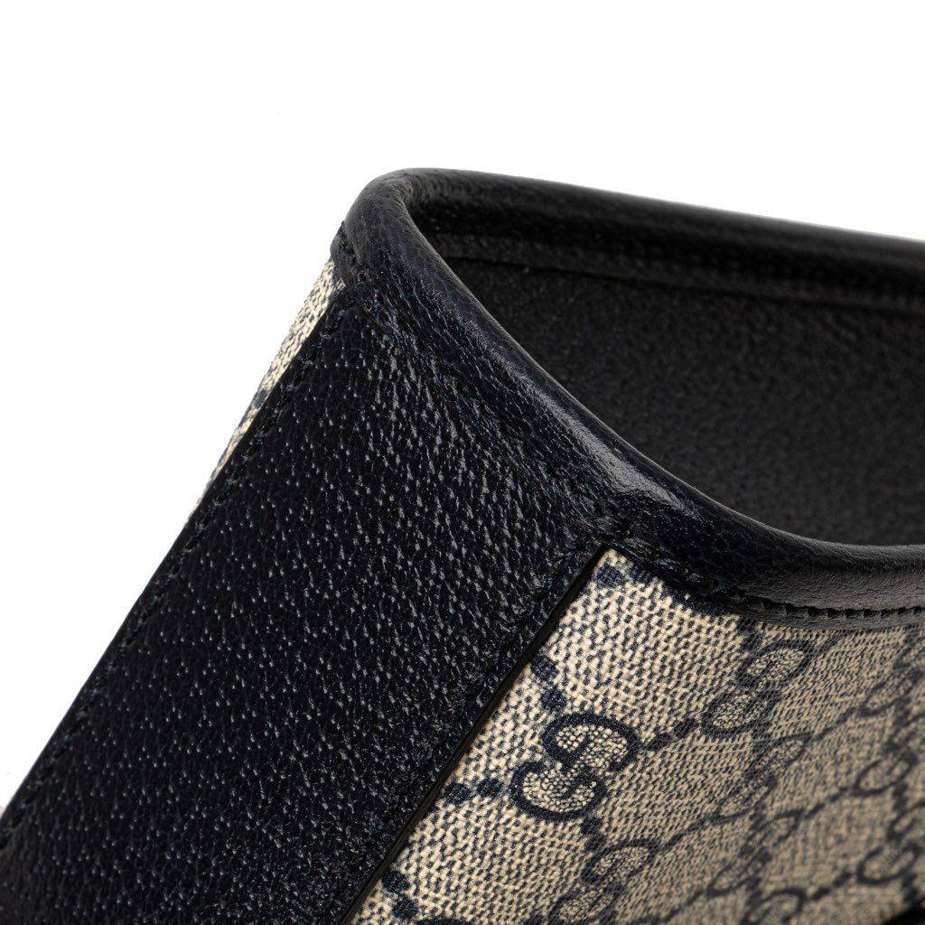 Gucci Mini GG Supreme Interlocking G Satchel - Image 12