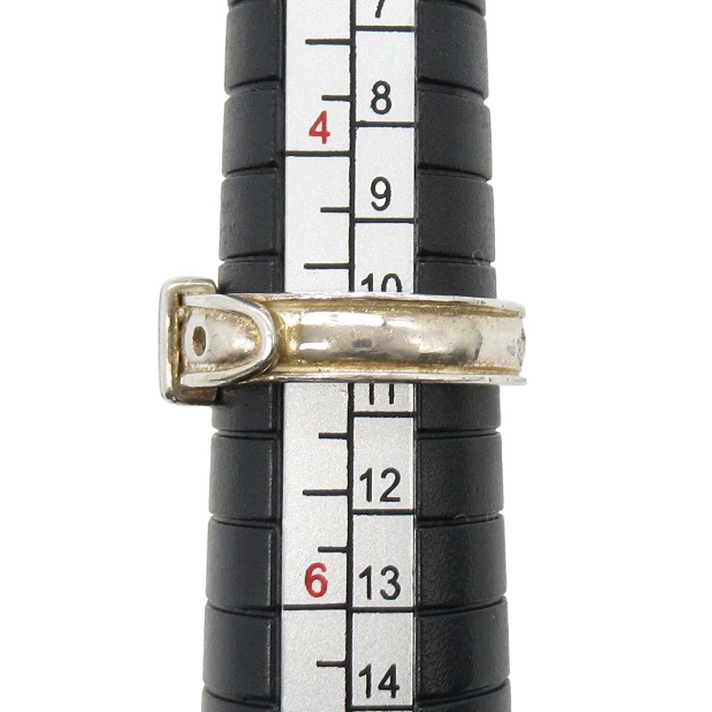 Hermès Sterling Silver Ceinture Buckle Ring - 5