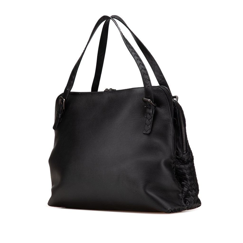 Bottega Veneta Nappa Intrecciato Business Bag - Back view