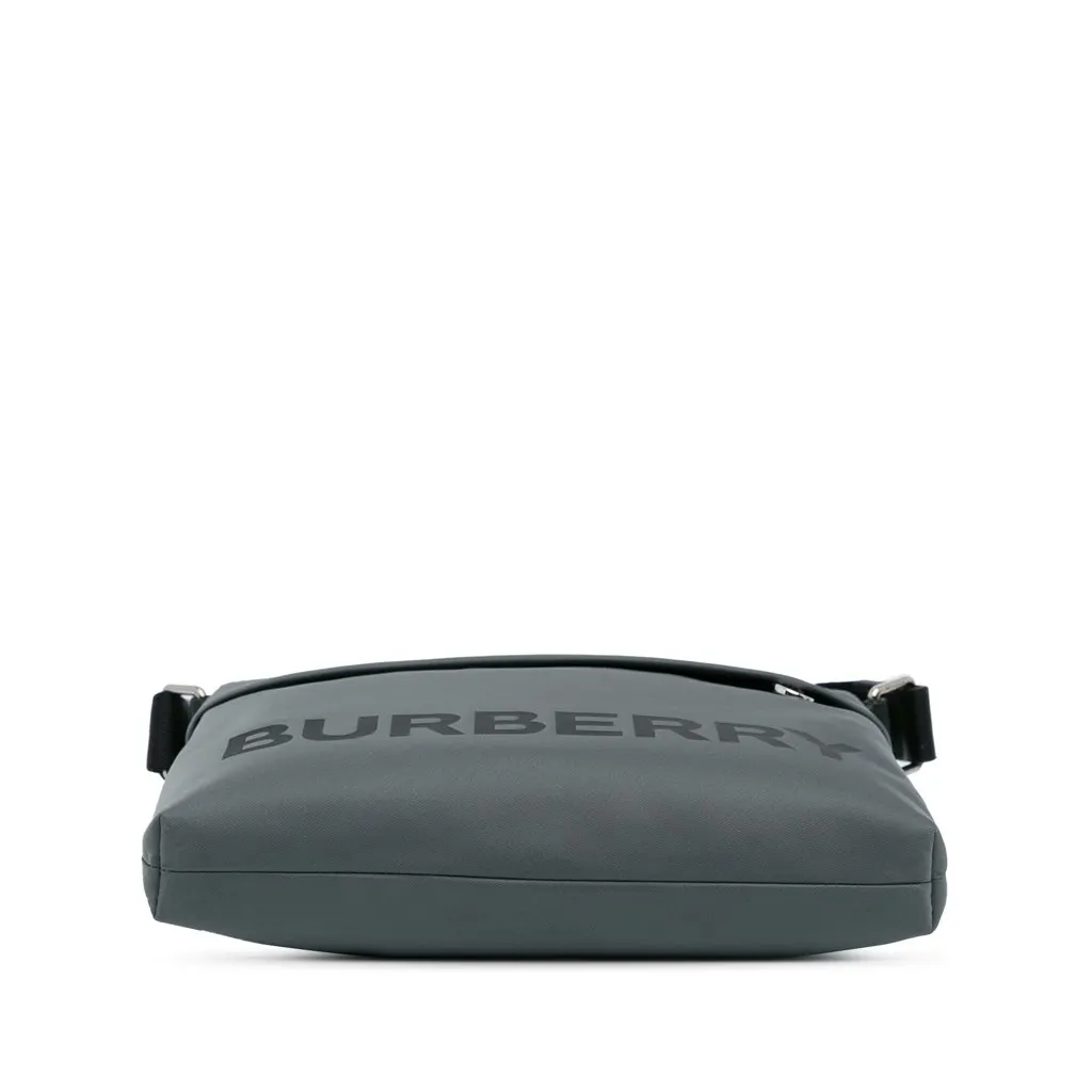 Burberry Nylon Econyl Logo Neo Crossbody Grey Good - Model View