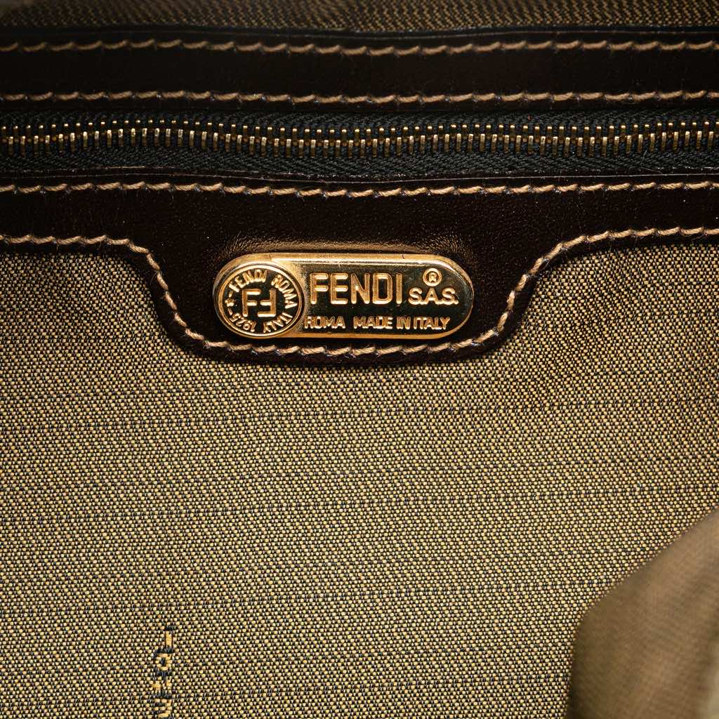 Fendi Zucca Canvas Shoulder Bag - 5