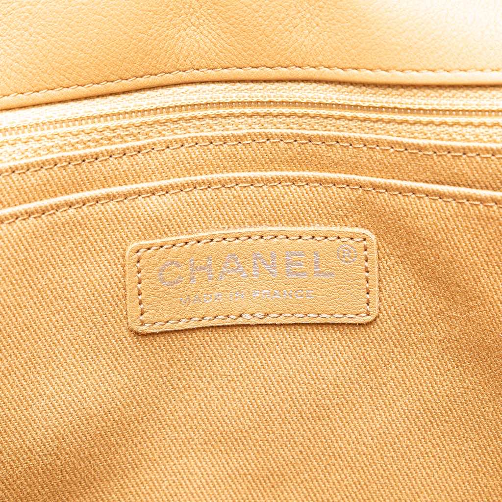 Chanel Jumbo Classic Iridescent Ribbon and Tweed Single Flap - 5