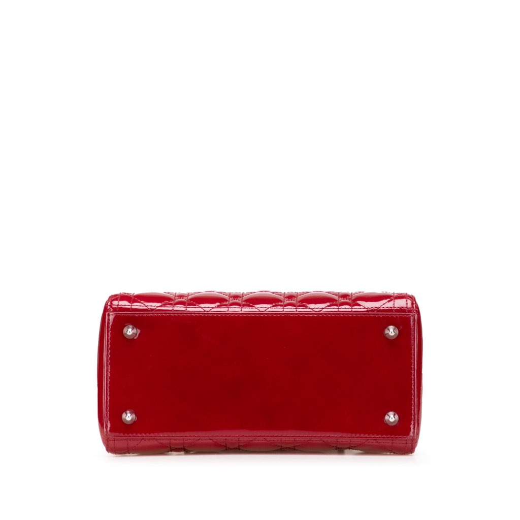 Dior Medium Patent Cannage Lady Dior - Image 6
