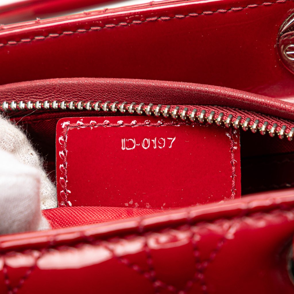 Dior Medium Patent Cannage Lady Dior - Detail 1