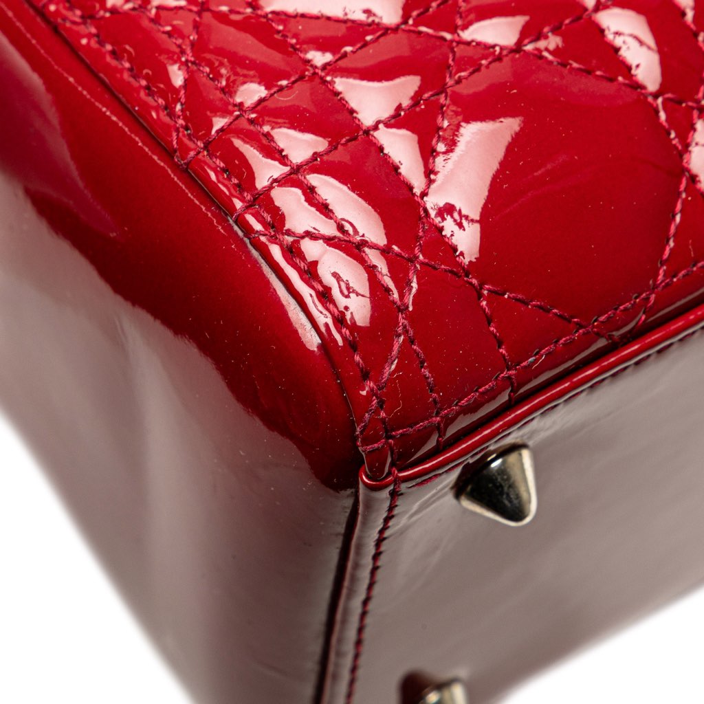 Dior Medium Patent Cannage Lady Dior - Image 11