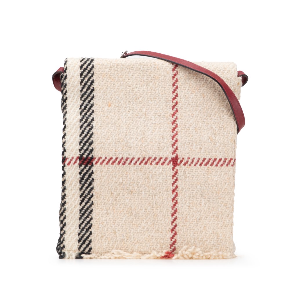 Burberry Nova Check Wool Crossbody