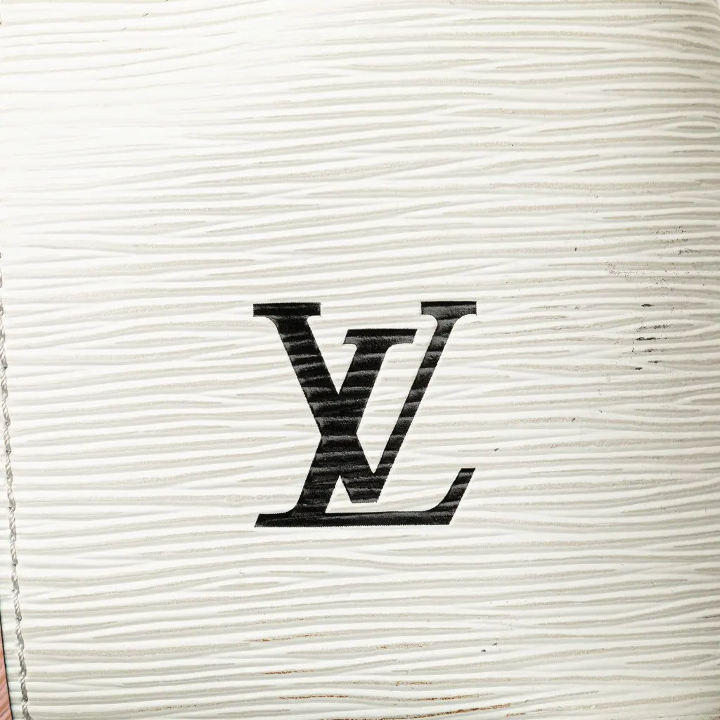 Louis Vuitton Limited Edition Epi Stripes NeoNoe MM White Leather Good - Box View