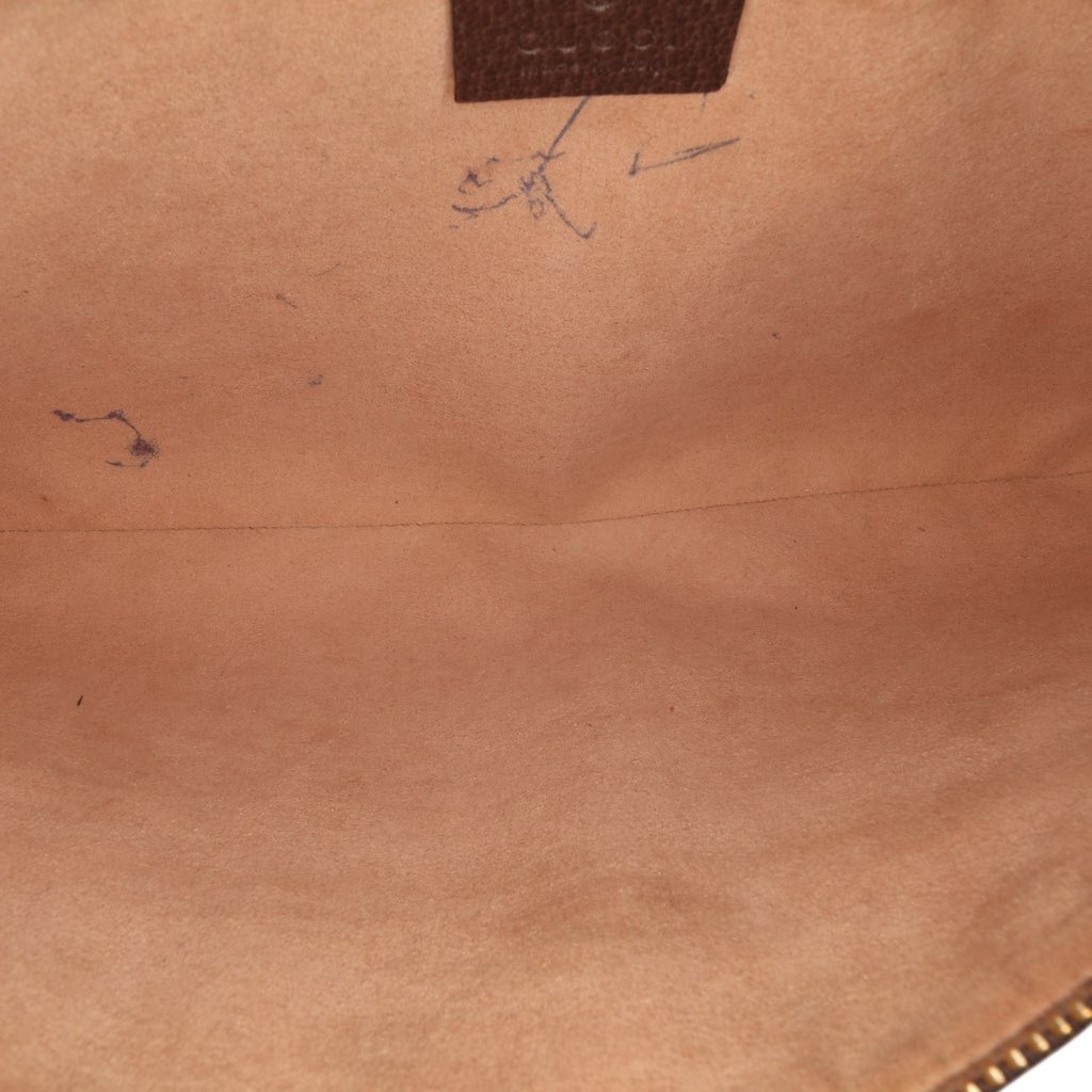 Gucci Large GG Supreme Ophidia Web Clutch - 4