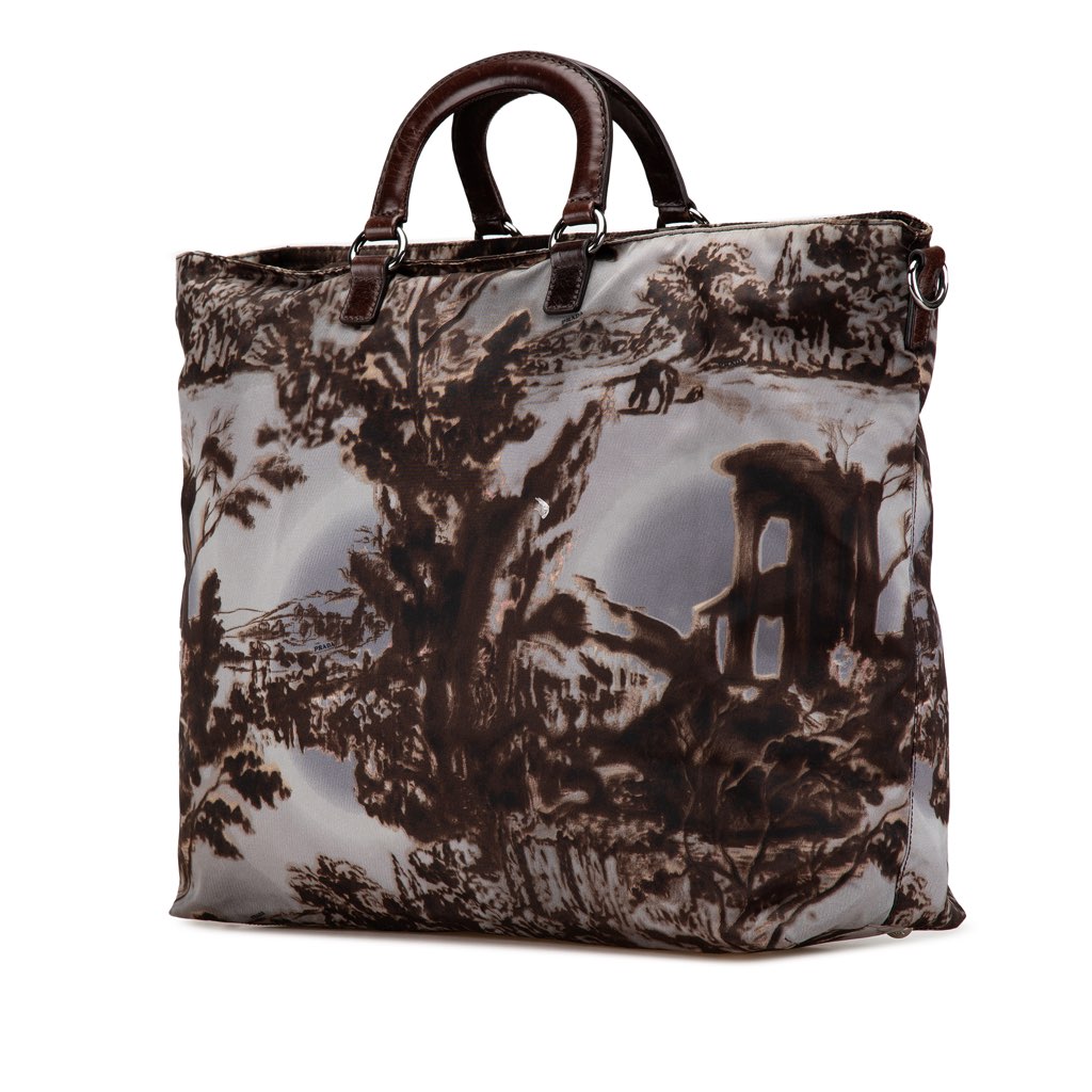 Prada Tessuto Stampato Satchel - 2