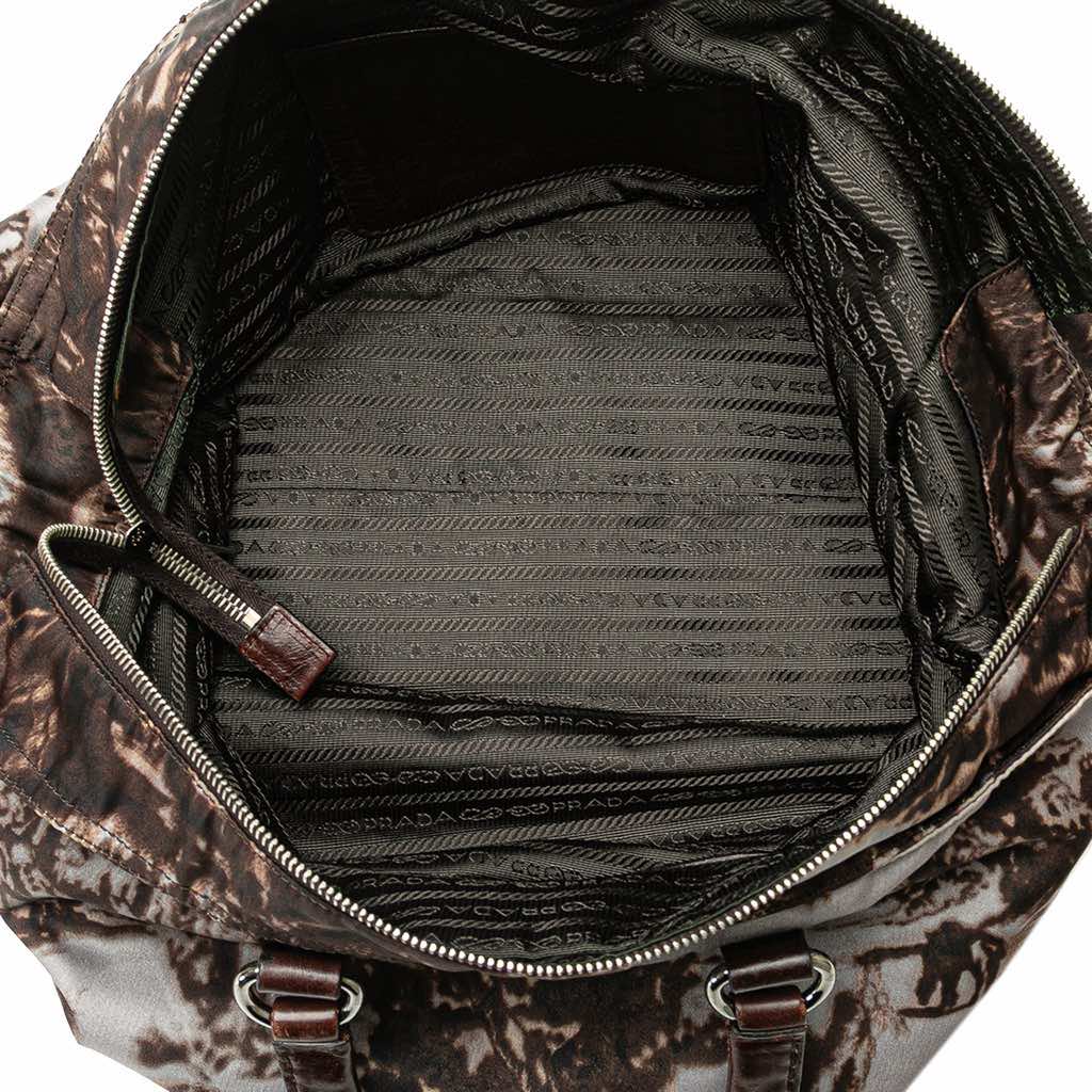 Prada Tessuto Stampato Satchel - 4