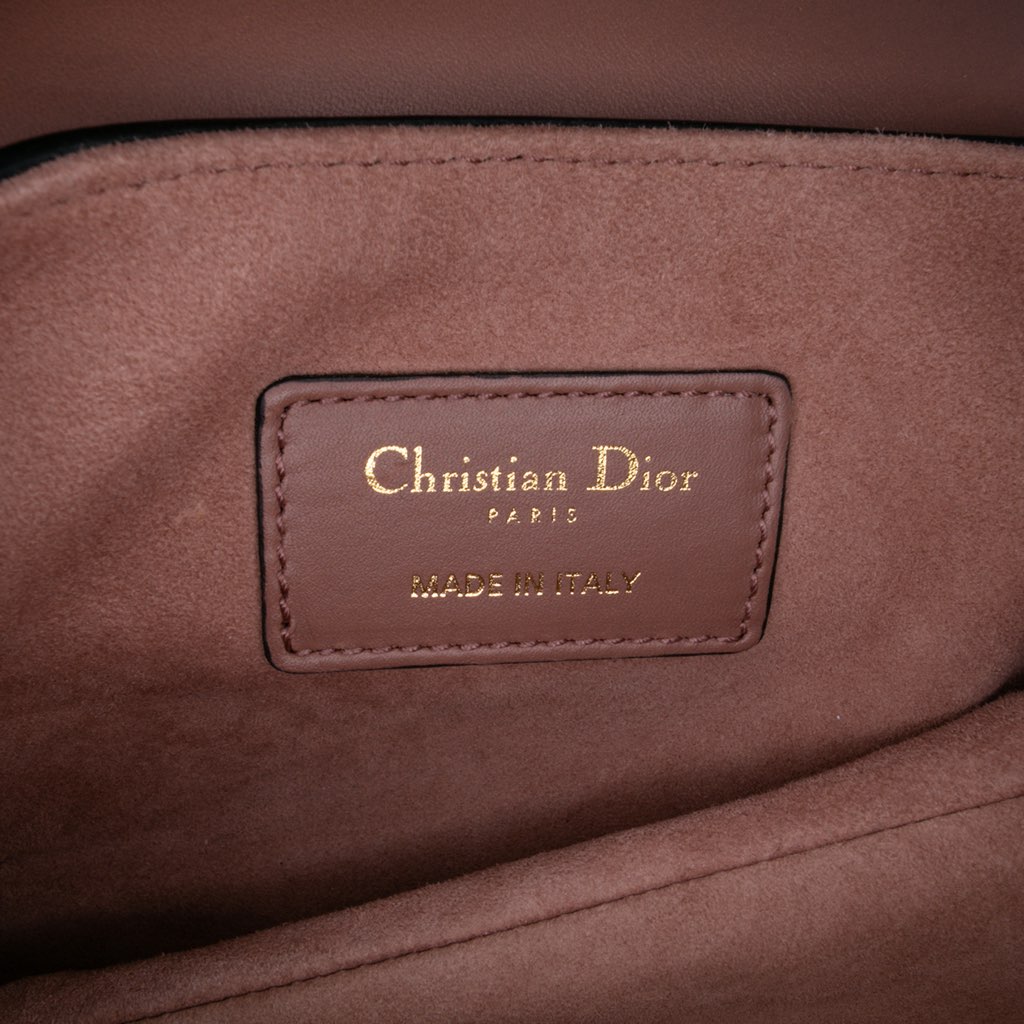 Dior Mini Leather Saddle Bag - 5