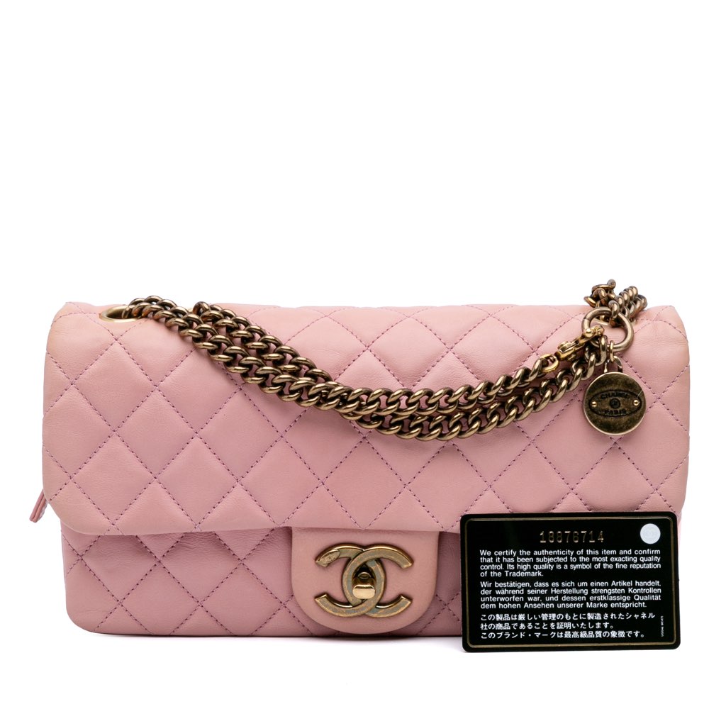 Chanel Quilted Calfskin CC Crown Flap - Image 16