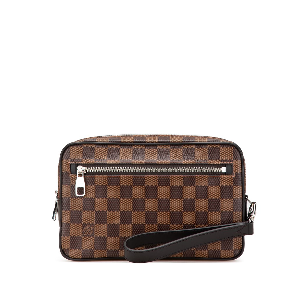 Louis Vuitton Damier Ebene Kasai Clutch