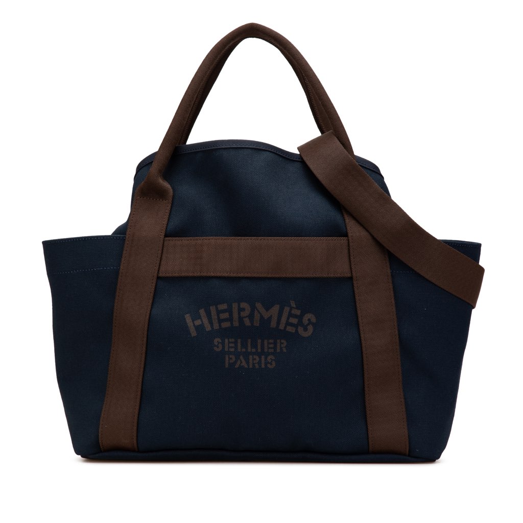 Hermès Toile Sac de Pansage Grooming Bag