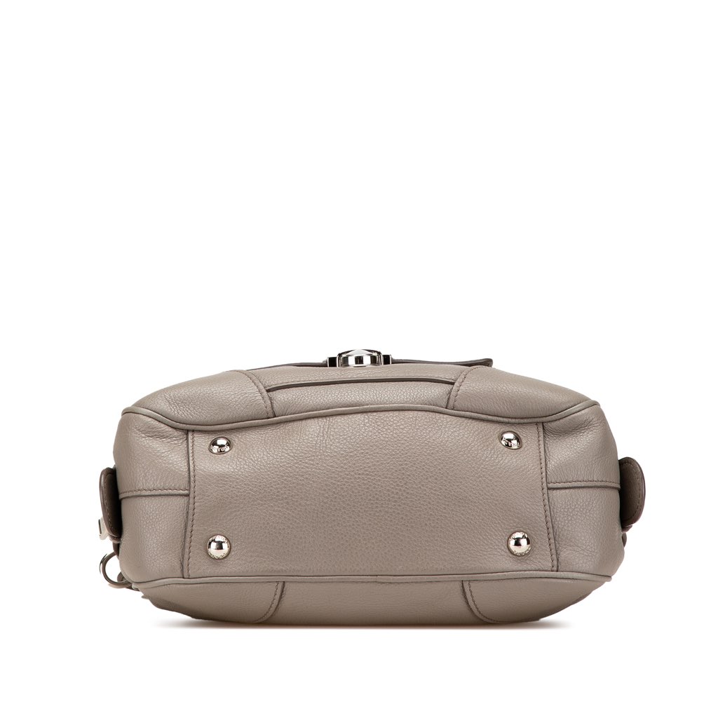 Prada Vitello Daino Zip Top Satchel - Image 6
