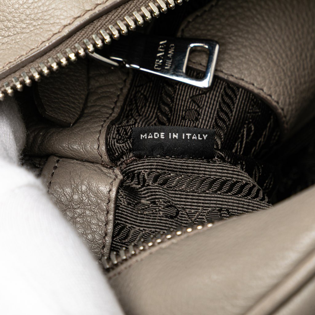 Prada Vitello Daino Zip Top Satchel - Detail 1