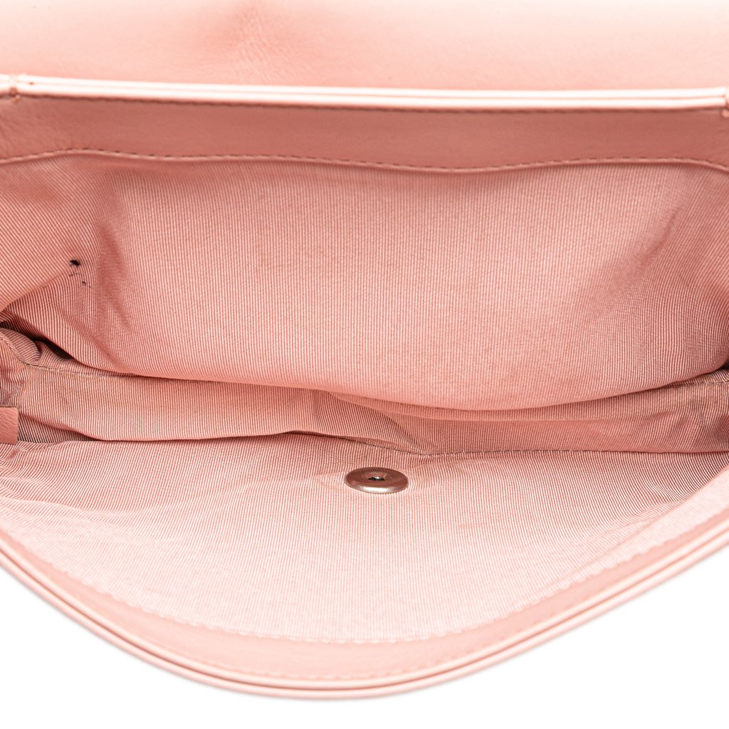 Chanel Chevron Calfskin Studded Full Flap - 4