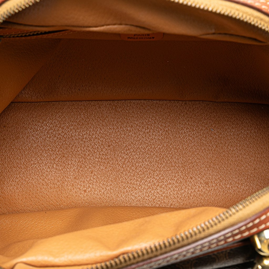 Celine Macadam Coated Canvas Handbag - 4