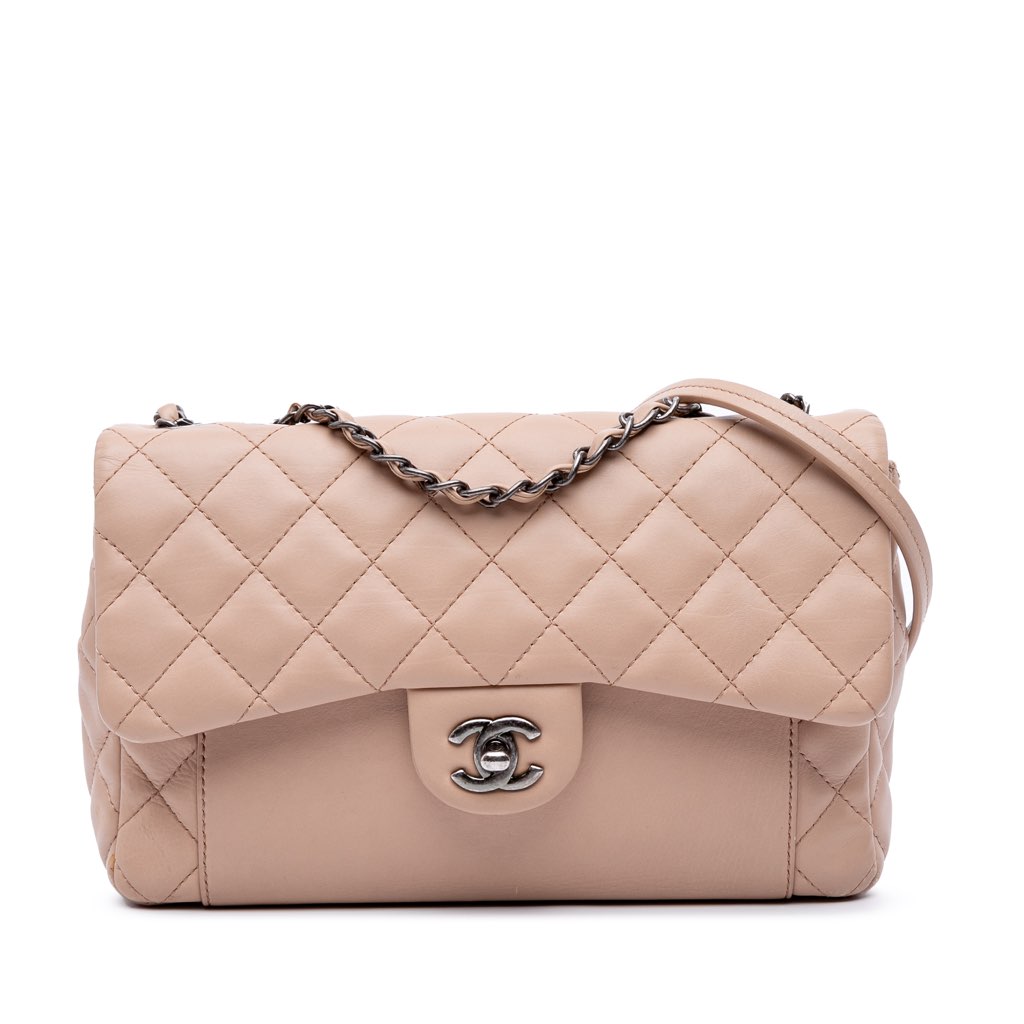 Chanel Medium CC Quilted Calfskin Single Flap