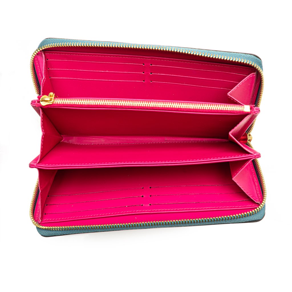 Louis Vuitton Metallic Monogram Vernis Degrade Zippy Long Wallet - 4