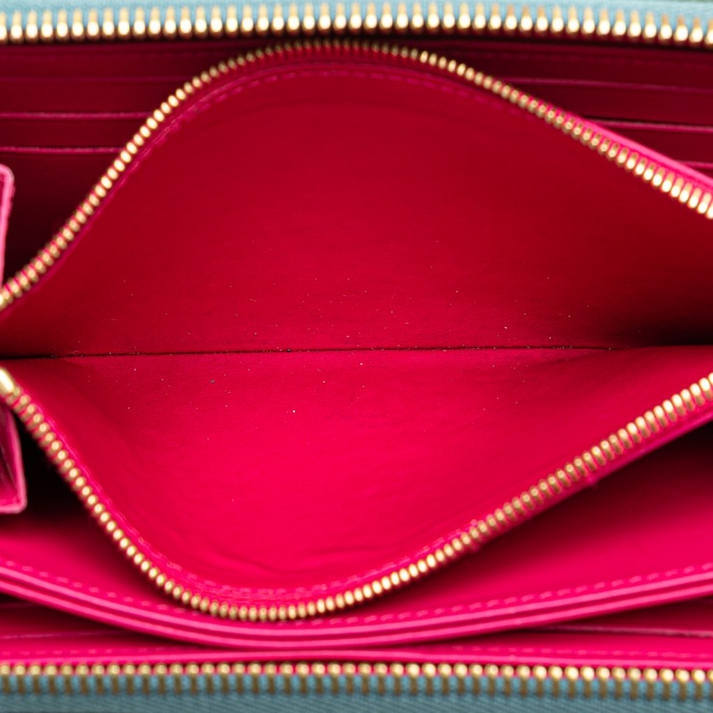 Louis Vuitton Metallic Monogram Vernis Degrade Zippy Long Wallet - 5