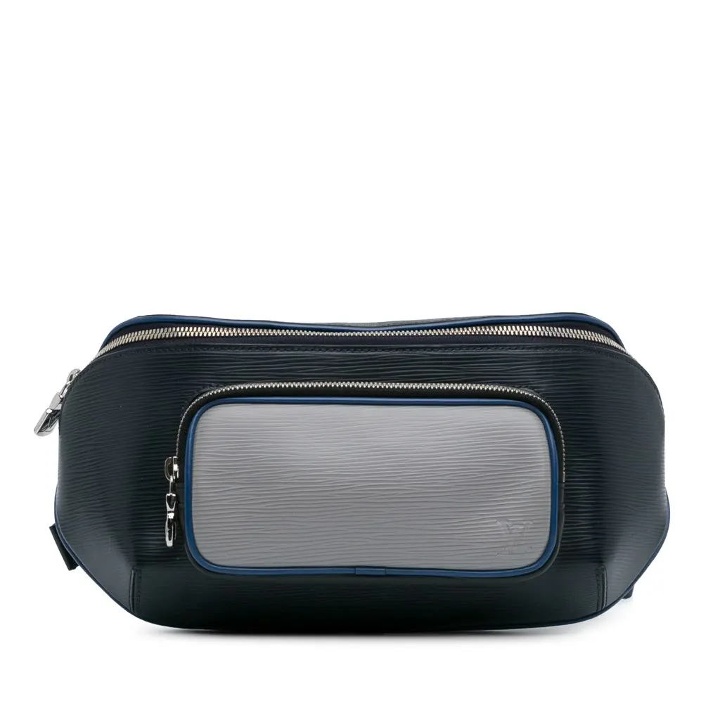 Louis Vuitton Epi Damier Graphite Bumbag Blue Leather Very good - Front View