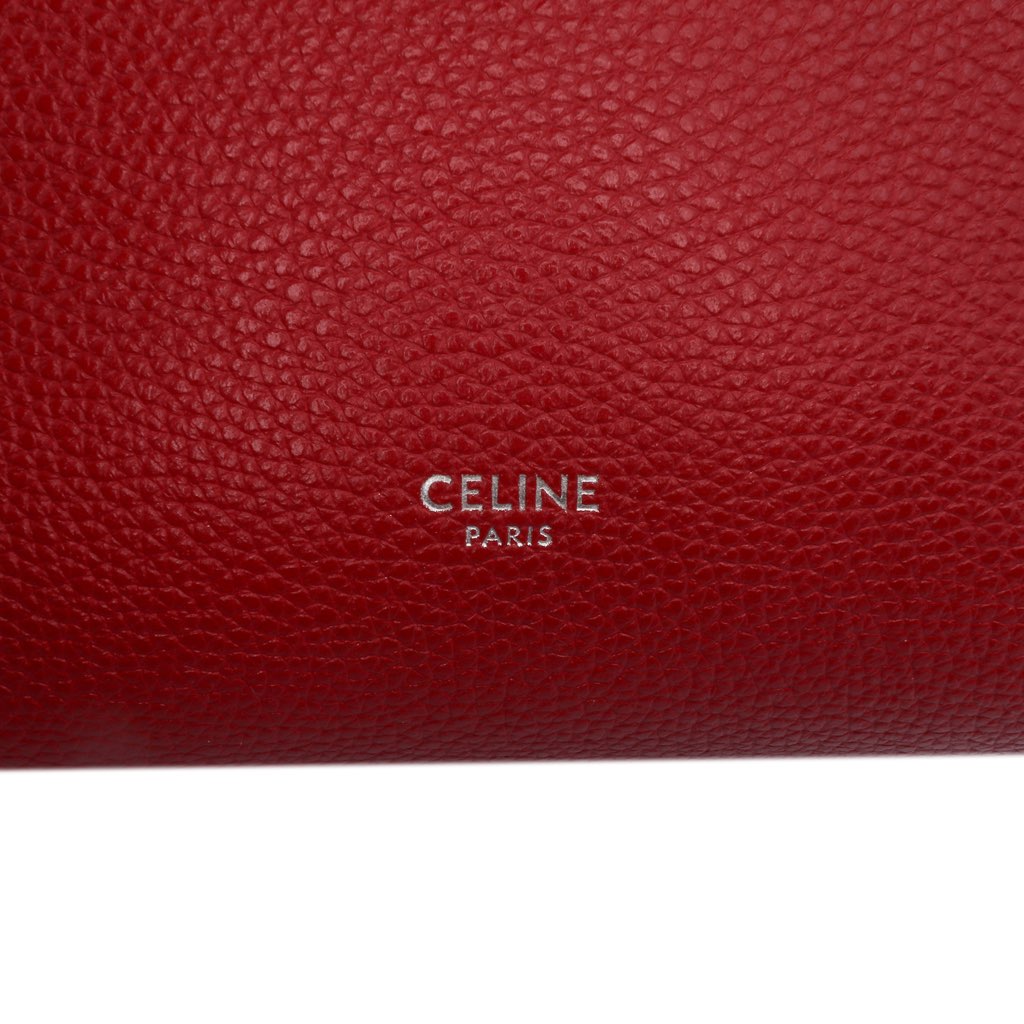 Celine Small Leather Seau Sangle Bucket Bag - Side view