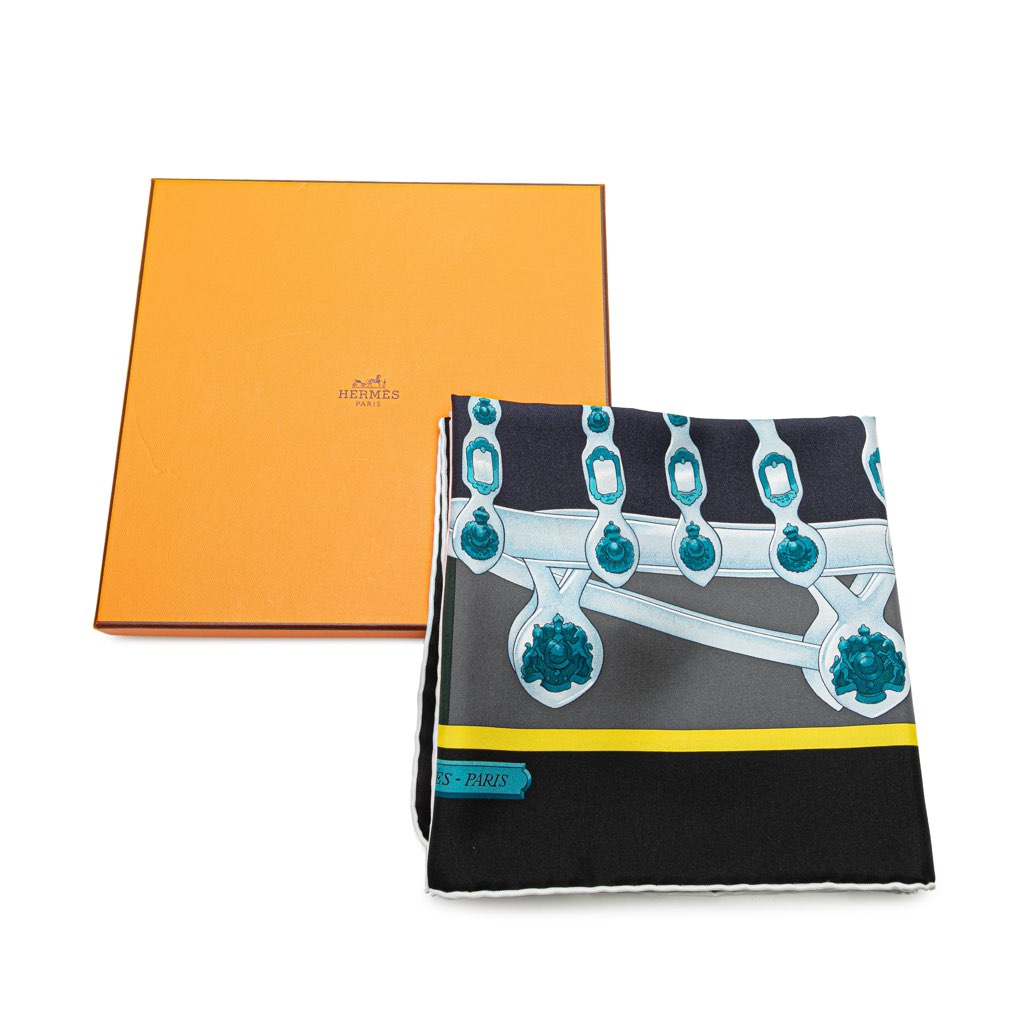 Hermès Harnais De Cour Silk Scarf - 5