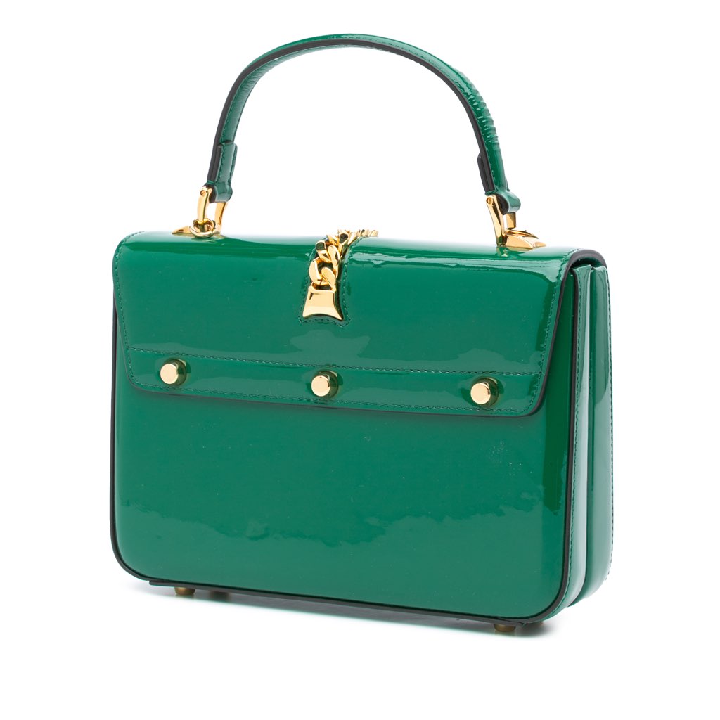 Gucci Patent Sylvie 1969 Satchel - 2