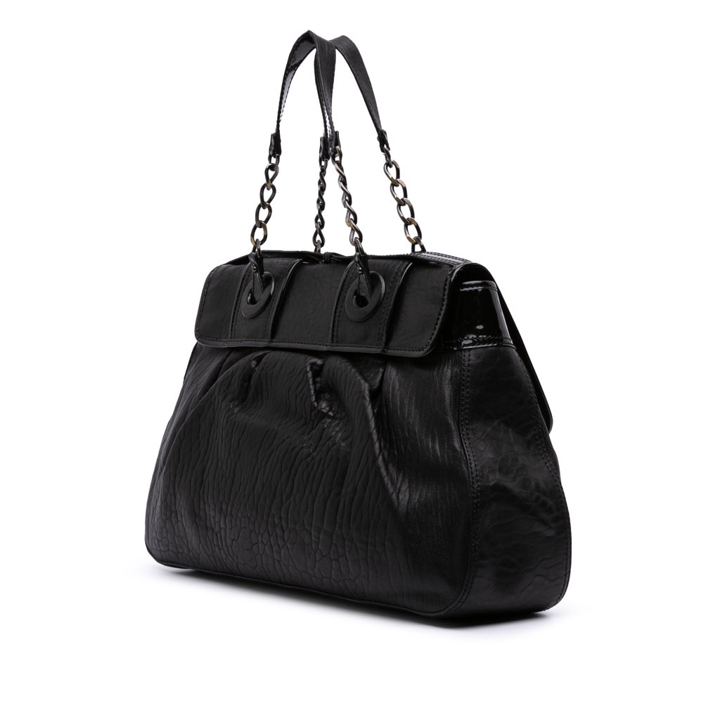 Fendi Large Leather B Bis Top Handle Bag - 2