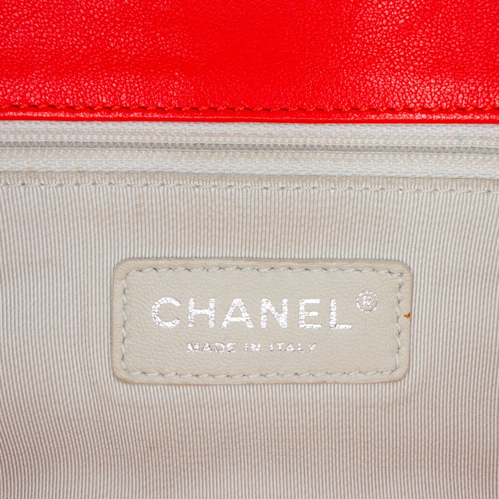 Chanel Maxi Washed Lambskin Chain Around Flap - 5