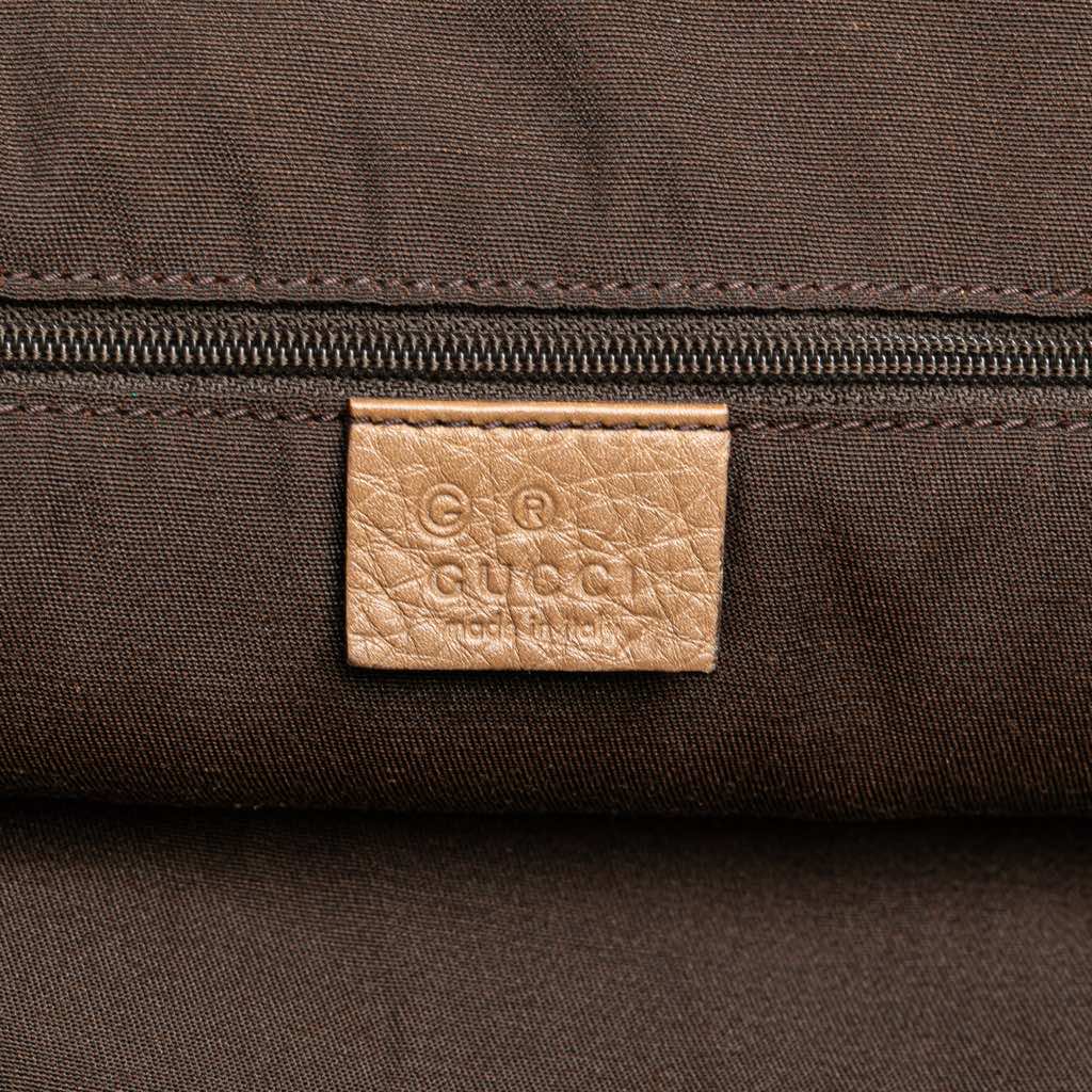 Gucci Leather GG Charm Satchel - Side view