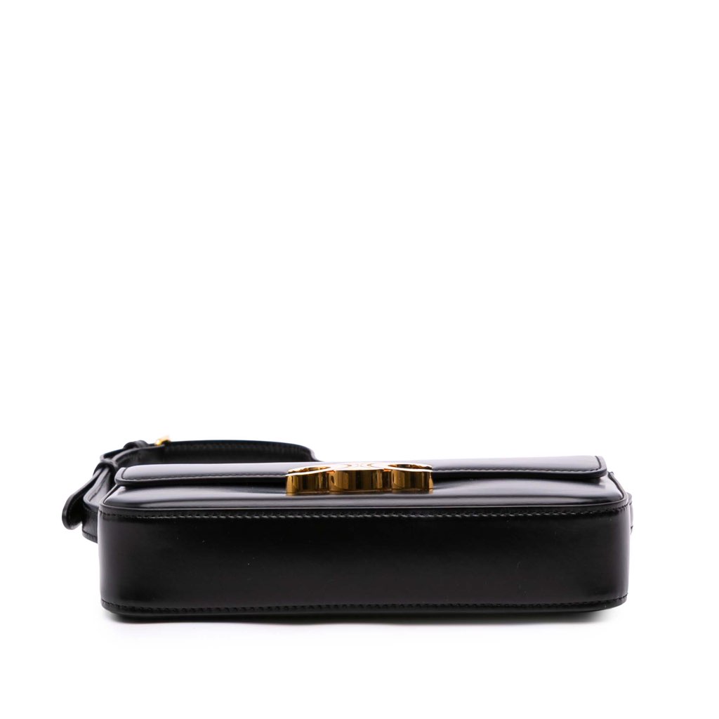 Celine Shiny Calfskin Claude Shoulder Bag - 3