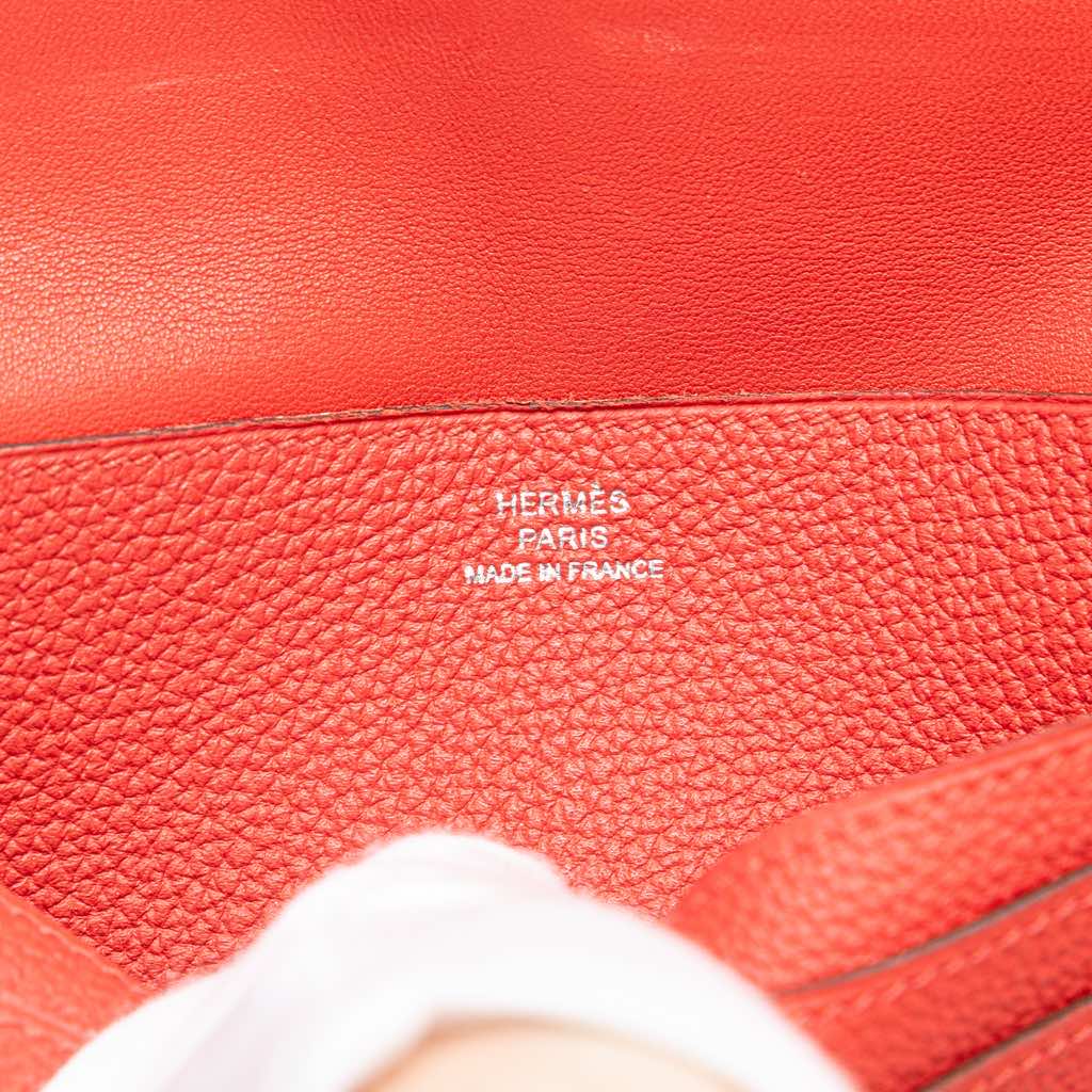 Hermès Clemence Dogon Long Wallet - Detail 1