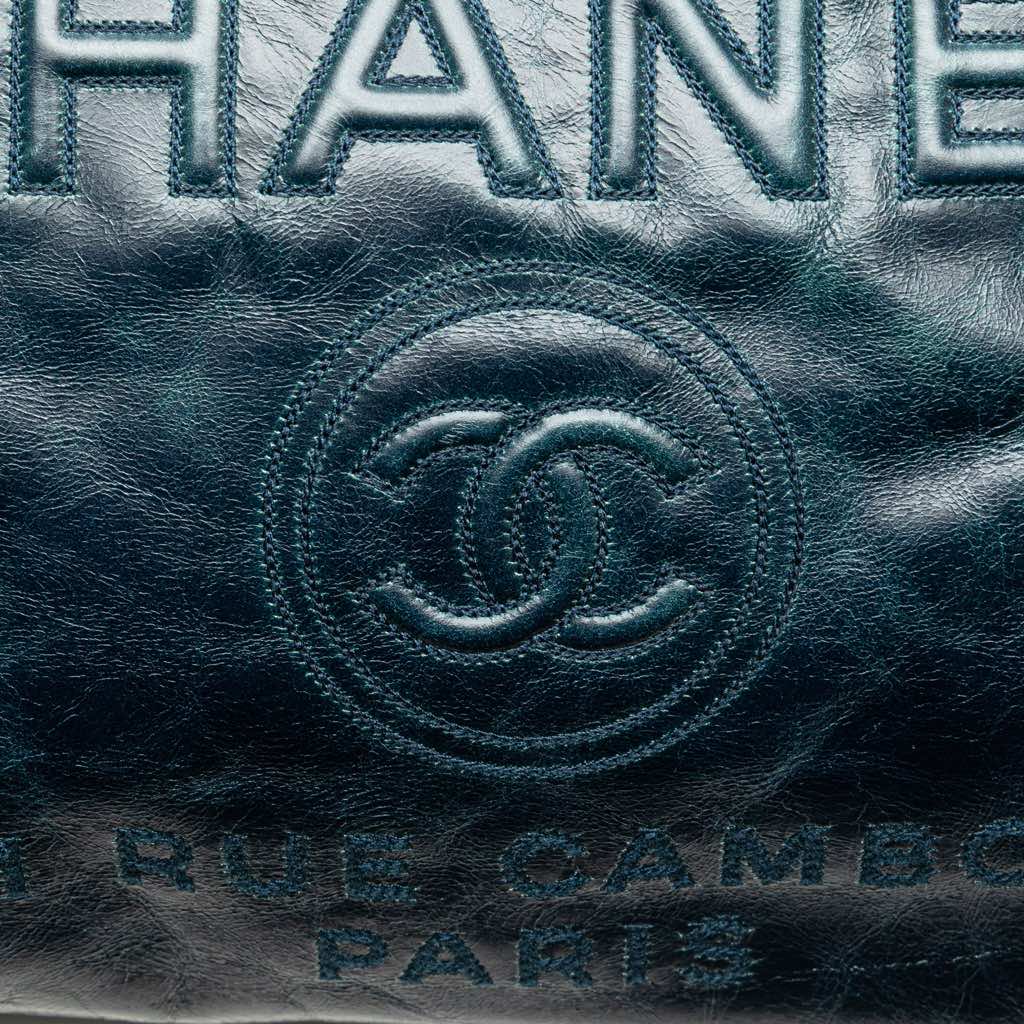 Chanel Small Glazed Calfskin Deauville Tote - Image 10