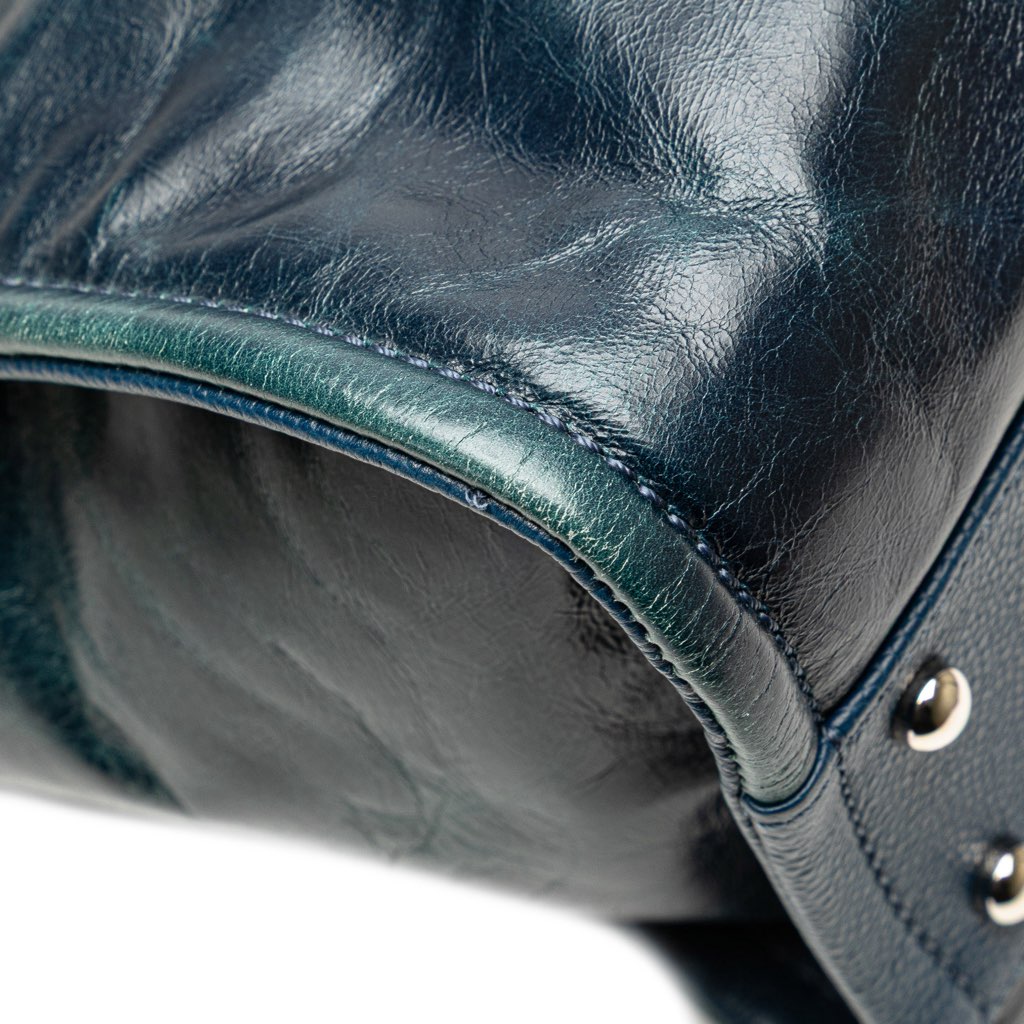 Chanel Small Glazed Calfskin Deauville Tote - Image 12