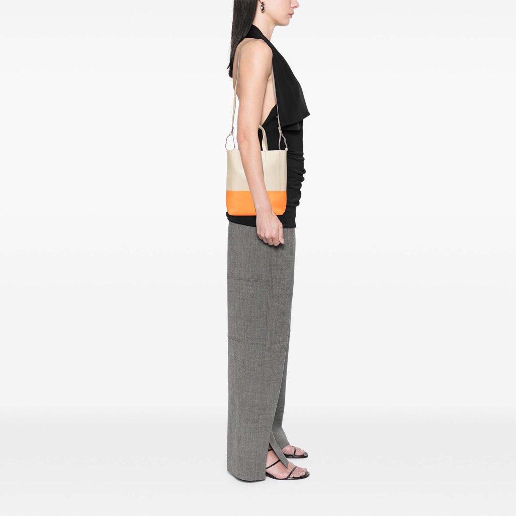 Celine Small Bicolor Leather Vertical Cabas - Image 13